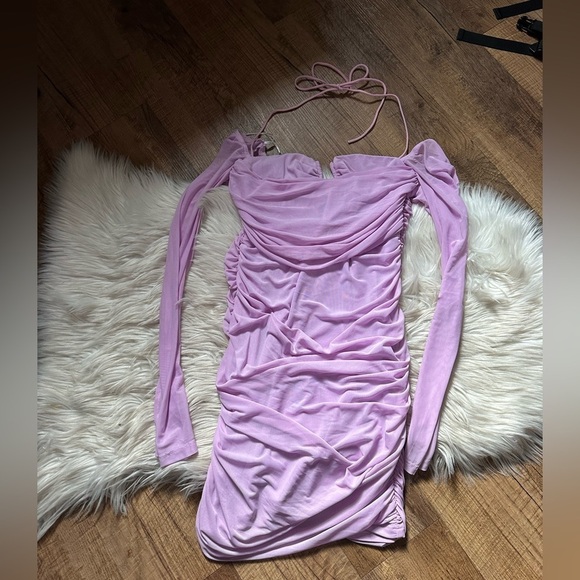 HELLO MOLLY That Girl Goals Dress In Lilac - Picture 7 of 10